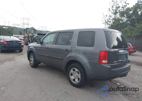 2015 Honda Pilot Lx из США, поврежденный, VIN 5FNYF3H23FB012811